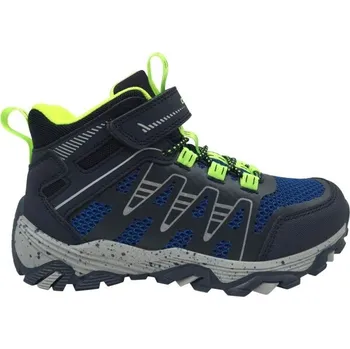 Dětská treková obuv Dětská treková obuv Crossroad DUSTY MID 29 Modrá, Černá, Reflexní neon