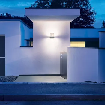 Lampička STEINEL L 820 SC LED senzorové nástěnné svítidlo, antracitová barva antracitová, opálově bílá LED 9,8 W celkem - Doprava zdarma