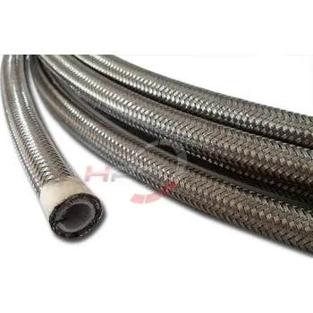 Opletená nerezová panceřová hadice D-12 (AN12) - teflonová (PTFE)