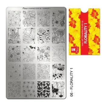 Nestandardní parfém Moyra Florality 06 platňa na nechty