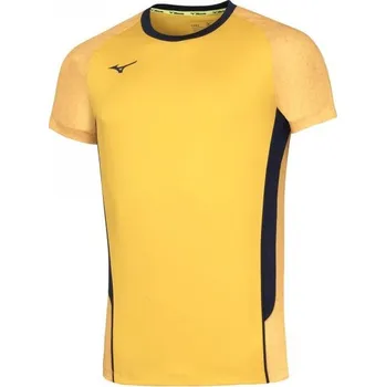 Cyklistické oblečení Pánský volejbalový dres Mizuno Premium High-Kyu Tee Velikost: S