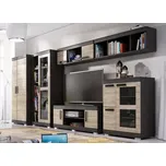 Obývací stěna Kombi P1, šedá/dub sonoma