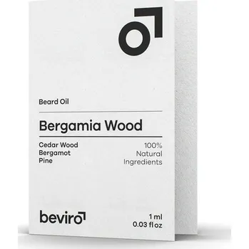 Péče o vousy Beviro Bergamia Wood olej na vousy 1 ml
