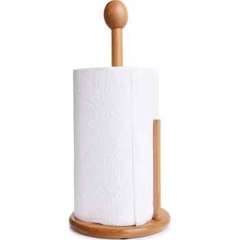 Utěrka GoEco® | bambusový stojan na papírové utěrky | ⌀16 × v 34 cm Dedra