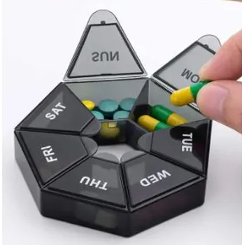 Dávkovač léků Dávkovač léků a vitamínů - sedmidenní (Organizér léků a doplňků stravy)