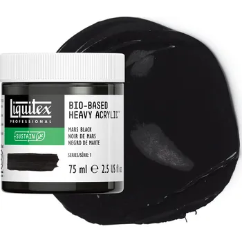 Vodová barva Akrylová barva Liquitex Professional Bio-Based - Mars Black