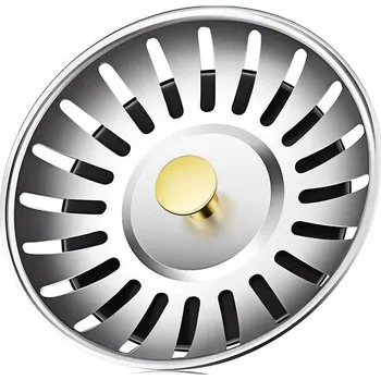 sítko a zátka do dřezu Pronett XJ5031 nerezové sítko stříbrné