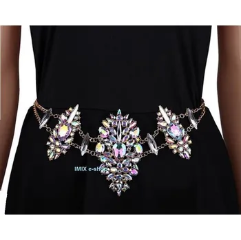 Náhrdelník Velký pás s ozdobnými kameny