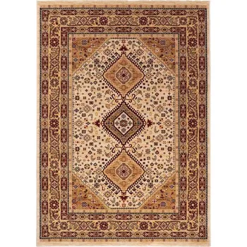 Koberec Breno Kusový koberec PRAGUE 93/IB2W, 100x150 cm, Béžová/Vícebarevné