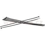 stahovací páska 400x7,6 mm černá (sada 100 ks)