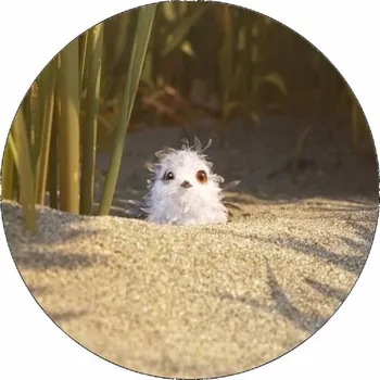 Jedlá dekorace na dort Jedlý papír Piper ptáčátko v písku 19,5 cm