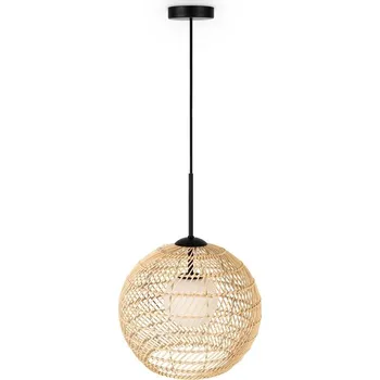 Maytoni Závěsné svítidlo CANE, 1xG9, Ø 30 cm Barva: Ratanovo-černá