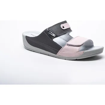 Dámská zdravotní obuv Dámské pantofle Medistyle Ivana 2I-B16/1-5/1, šedo růžové 42