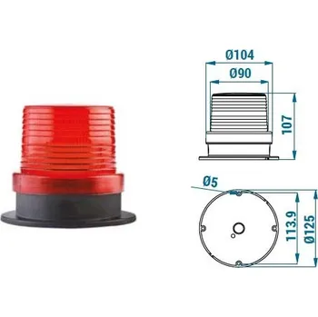 Maják LED maják 90 mm TERMSB05