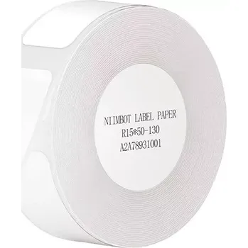 Samolepící etiketa Nimbot T15*50-130 Termální etikety 15x50 mm bílé 130 ks
