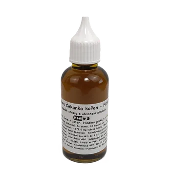 Doplněk stravy STEZA - Tinktura Čekanka kořen - FORTE 5x 50ml. (Čekanková tinktura)