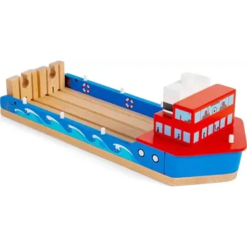 Vláček a vláčkodráha Dřevěný vlakový trajekt BIGJIGS RAIL