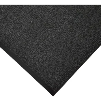 Černá gumová protiskluzová protiúnavová průmyslová rohož - 36,5 m x 90 cm x 0,6 cm (80000591) FLOMAT
