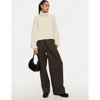 Dámský svetr Gestuz Rolák Meba 10909324 Béžová Loose Fit S