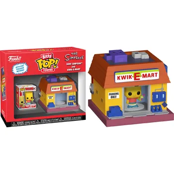 Figurka Funko Bitty POP! Towns: The Simpsons - Bart Simpson and Kwik-E-Mart