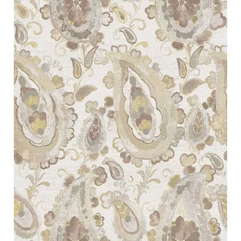 Tapeta Cristiana Masi by Parato Vliesová tapeta na zeď, ornamenty, šedo-béžová, 39011, Arché, Cristiana Masi by Parato, velikost 10,05 x 0,53 m