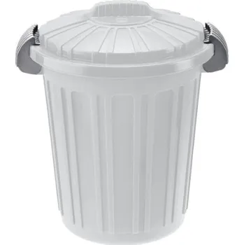 Odpadkový koš Tontarelli Popelnice TEO 23 lsvětle šedá 810137410D 810137410D