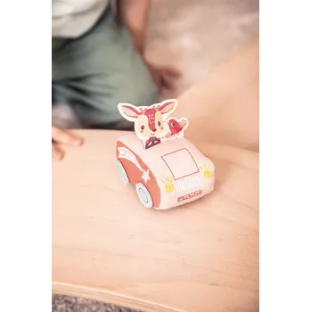 autíčko Lilliputiens - Zatáčecí autíčko s jelínkem Stellou