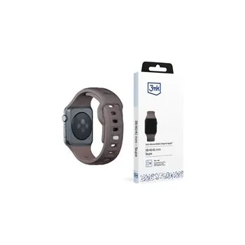 Řemínek na hodinky 3mk Silicone Watch Strap pro Apple 38/40/41 mm Taupe