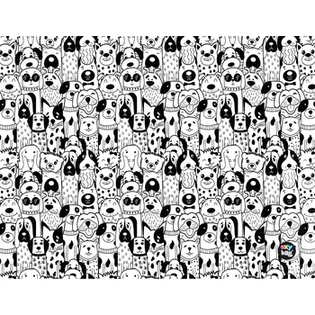 Karton P+P 7-499 ubrus do výtvarné výchovy 65 x 50 cm, mazlíčci