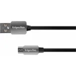 Kabel KRUGER & MATZ KM0331 USB/micro USB 1,8m Black