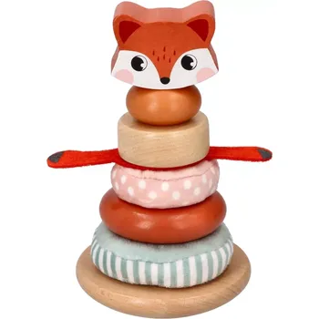 Adam Toys skládací pyramida liška