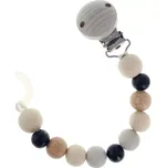 Hess klips na dudlík přírodní černá