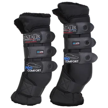 Sport Kentaur Zadní stájové chrániče termobandáže s umělým beránkem PRO COMFORT
