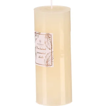 Svíčka Autronic Svíčka aromatická - vanilka, parafín, barva krémová. - SVW1407 CRM