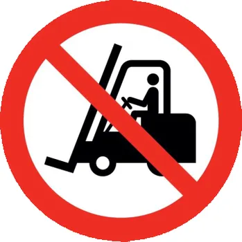 Značení Traiva s.r.o. Podlahová značka Zákaz vjezdu motorovým vozíkům Verze: Kód: 16801