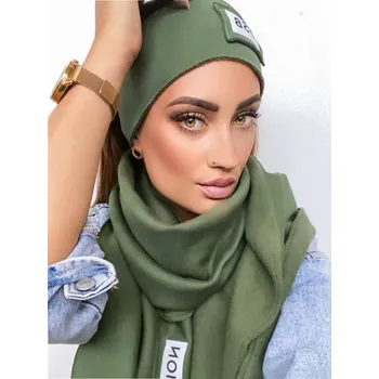 Čepice Dámská tepláková VSB čelenka olivová, VELIKOST UNI