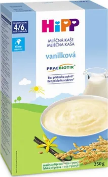 Dětská kaše HiPP Praebiotik mléčná kaše 250 g vanilková