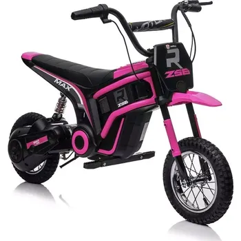 Dětské elektrovozidlo Dětská Motorka S Baterií Růžová