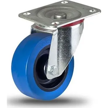 Pneumatické kladivo JPPB 0801 2100 H - Kolo otočné pr. 80 mm s plastovým středem a gumovým běhounem (do 100kg)