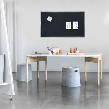 VYLEN Pěnové nástěnky s hliníkovým rámem 100 x 50 cm 90 Černá