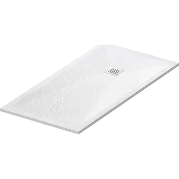 Sprchová vanička Balneo Stone Tray obdélníková sprchová vanička 100x80 cm bílá STFWH8010025