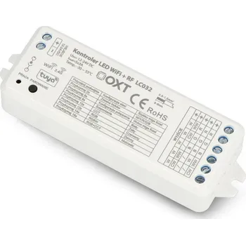 LED páska Tuya - RGBW+CCT 5v1 ovladač LED pásku - WiFi/RF SD - Android/iOS aplikace - OXT LC032