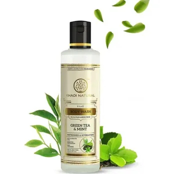Sprchový gel Sprchový gel Zelený čaj & Máta, Khadi Natural