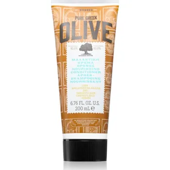 Korres Pure Greek Olive kondicionér pro suché a poškozené vlasy 200 ml