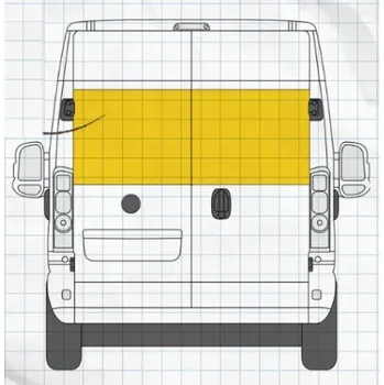 Autodoplněk Konig Sluneční clony Fiat Ducato 2006-2014 (Peugeot Boxer, Citroen Jumper) Varianta: Zadní sklo pravá L2H2 (83x67cm)