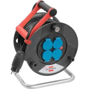 Prodlužovací kabel Brennenstuhl 1209031 - Kabel prodlužovací 50m, na plastovém bubnu 4x230V, IP44 Garant 290