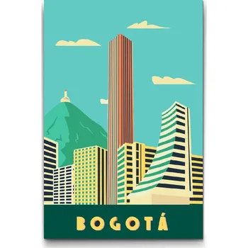 Malování podle čísel - Bogotá, Kolumbie Velikost: 40x60cm, Rámování: Pouze srolované plátno