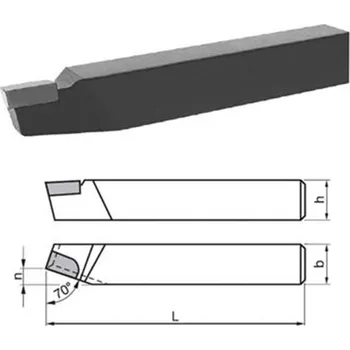 Příslušenstí k soustruhu DENAS 223723-32x20-H10 - Nůž soustružnický 32x20x170mm rohový levý H10 (K10), DIN 4978