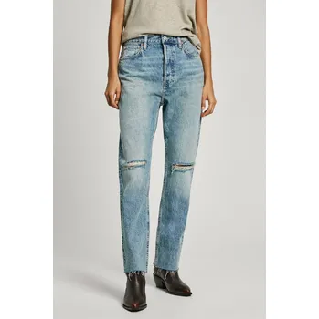 Dámské džíny Pepe Jeans Dámské džíny STRAIGHT JEANS UHW Barva: denim (odpovídá obrázku), Velikost: W31 L28