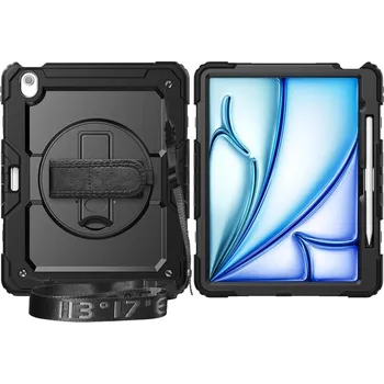 Pouzdro na tablet VSECHNONAMOBIL 81757 SOLID 360 Odolný obal pro Apple iPad Air 13 2025 / Air 13 2024 černý